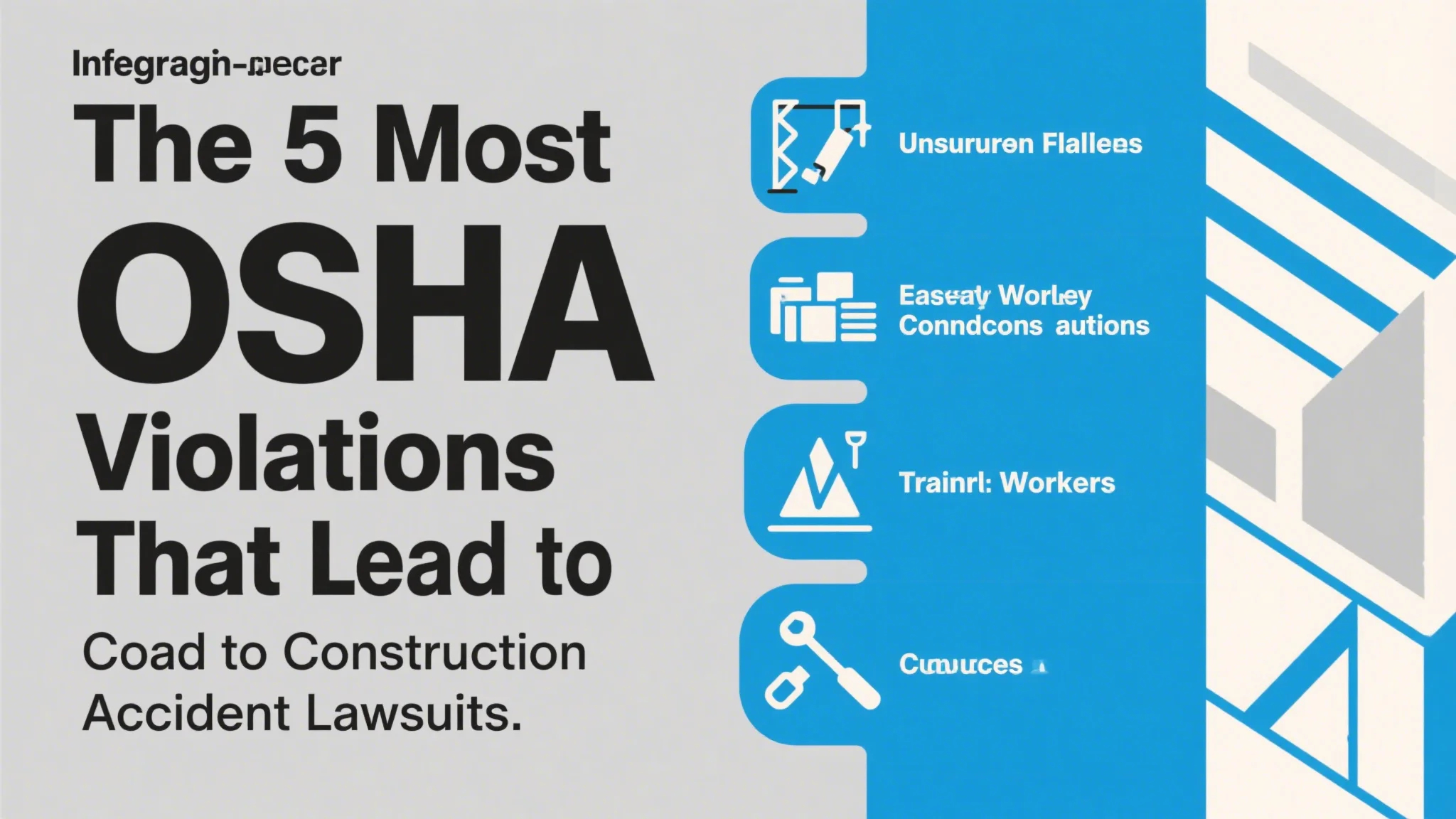 The 5 Most Common OSHA Violations That Lead to Construction Accident Lawsuits